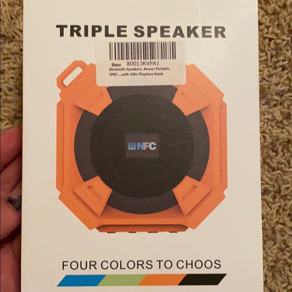 Triple speaker (black)